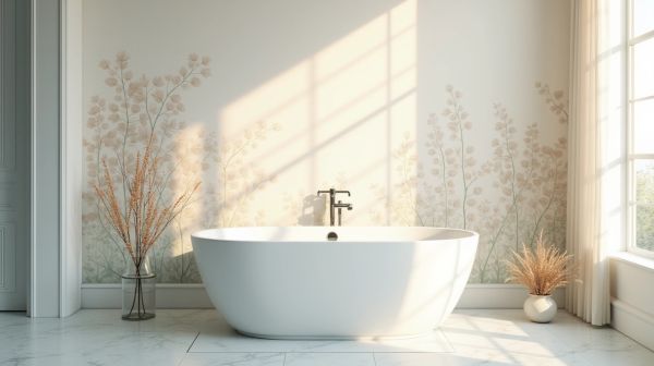 Panneaux muraux salle de bain : simplicité et élégance réunies